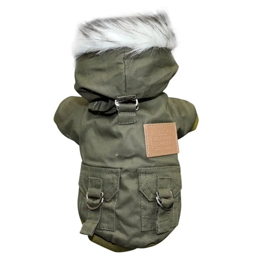 Winter Dog Clothes Puppy Pet Dog Coat Jacket For Small Medium Dog Thicken Warm Hoodie Pets Clothing